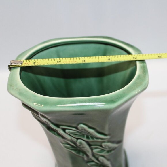 Antique Sage Green Vase McCoy Style - Picture 6 of 12